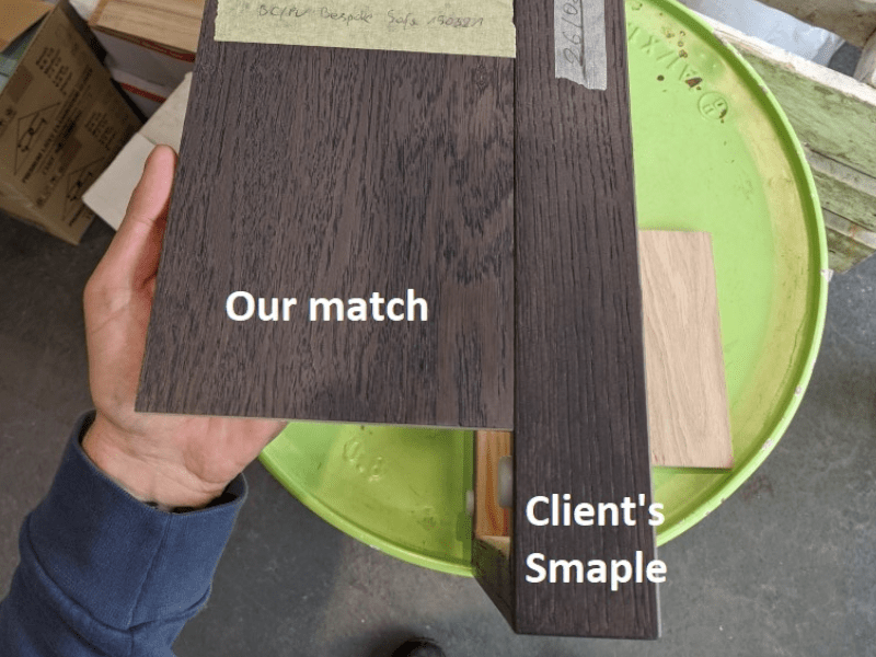 Dark Oak Colour Match