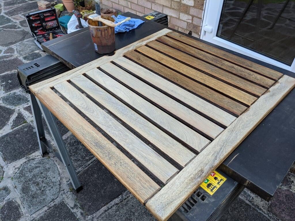 Table Restoration - First Coat